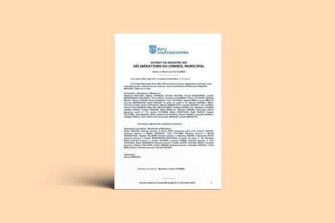 Actes réglementaires en vigueur - Ville d’Évry-Courcouronnes - Site ...